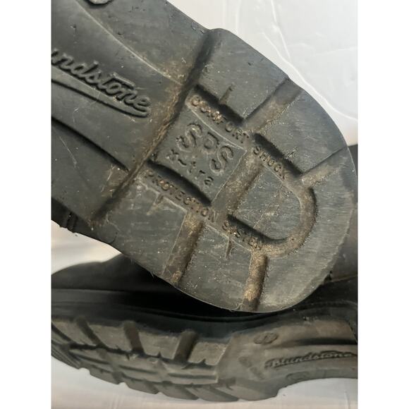 Blundstone Unisex Classic Round Toe Chelsea Boot Rustic Black US Men 9 Women 11 - Picture 10 of 11